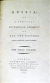 TRAVEL  GEORGI, JOHANN GOTTLIEB.  Russia; or, A Compleat Historical Account of All the Nations [etc.].  4 vols.  1780-83